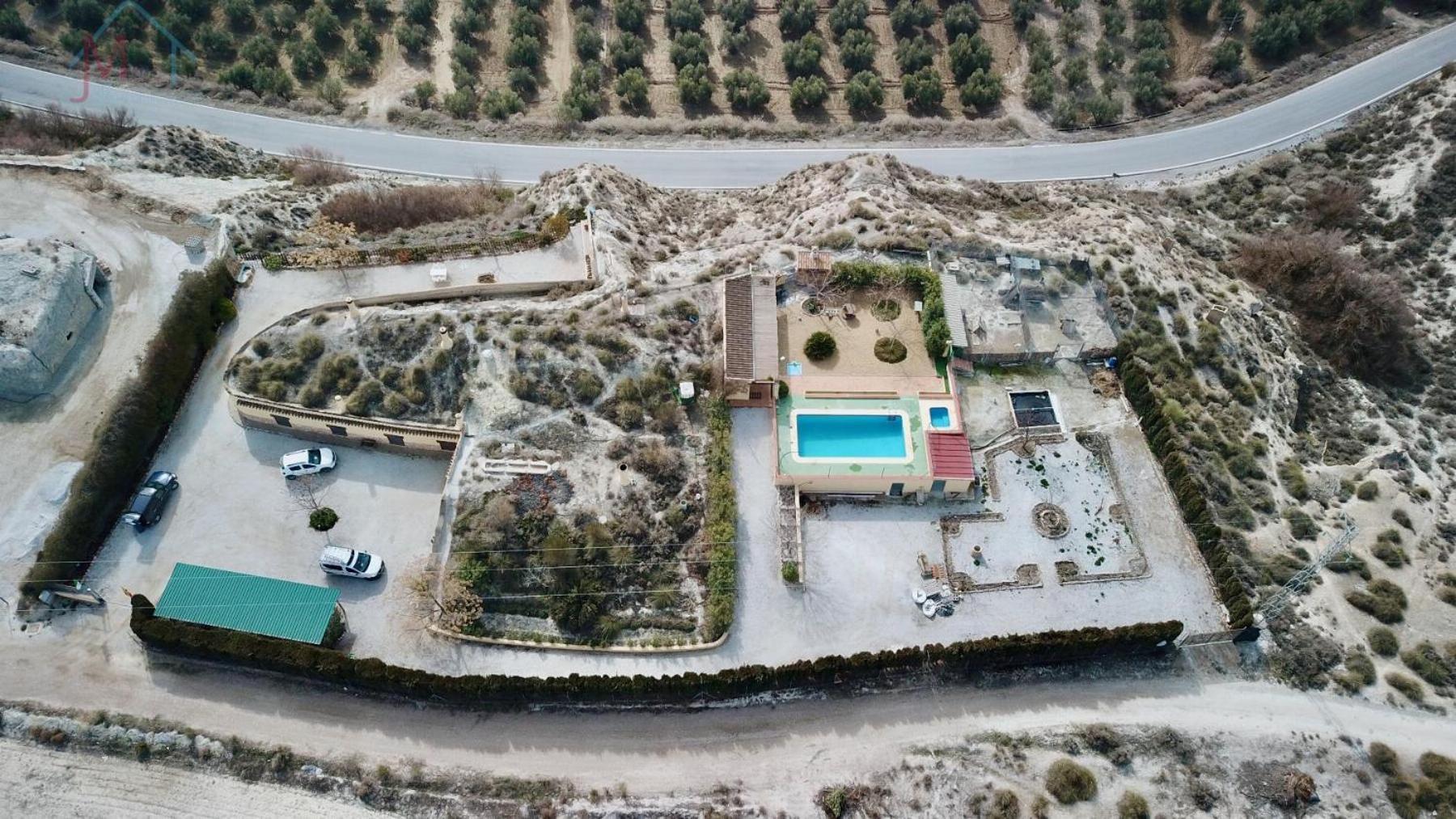 Villa Cueva El Monteron à Cullar de Baza Extérieur photo